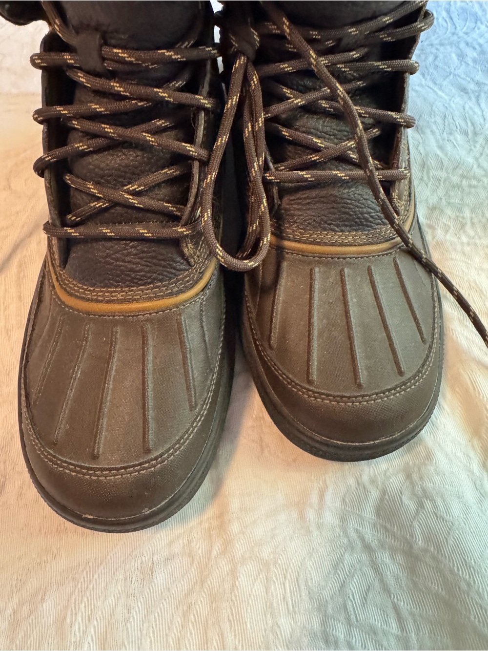 Nike ACG Woodside II Boots Mens 9 Brown Fleece Lined Winter Duck 535601-220